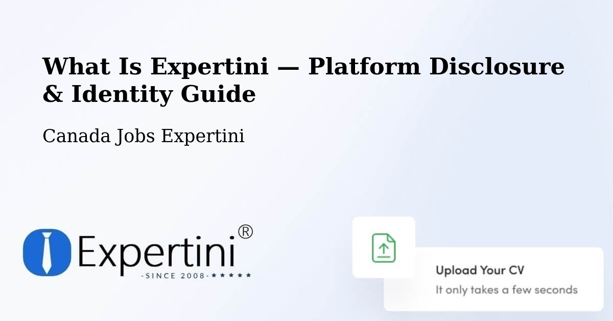What Is Expertini — Platform Disclosure & Identity Guide – Lively